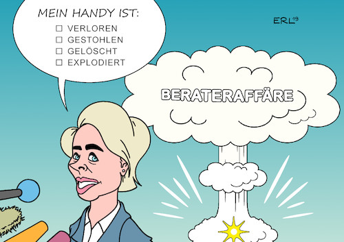 Von der Leyen Handy