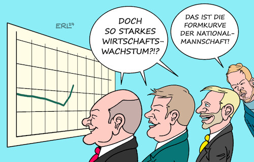 Cartoon: Wachstum (medium) by Erl tagged politik,wirtschaft,frühjahrsprognose,wirtschaftsforschungsinstitute,wirtschaftswachstum,wachstum,gering,ampel,scholz,habeck,lindner,wachstumskurve,formkurve,nationalmannschaft,fussball,bundestrainer,julian,nagelsmann,sport,karikatur,erl,politik,wirtschaft,frühjahrsprognose,wirtschaftsforschungsinstitute,wirtschaftswachstum,wachstum,gering,ampel,scholz,habeck,lindner,wachstumskurve,formkurve,nationalmannschaft,fussball,bundestrainer,julian,nagelsmann,sport,karikatur,erl