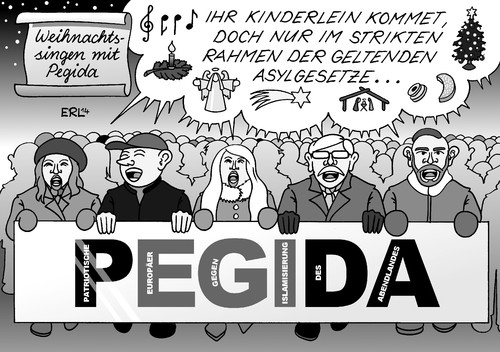 Weihnachtssingen mit PEGIDA