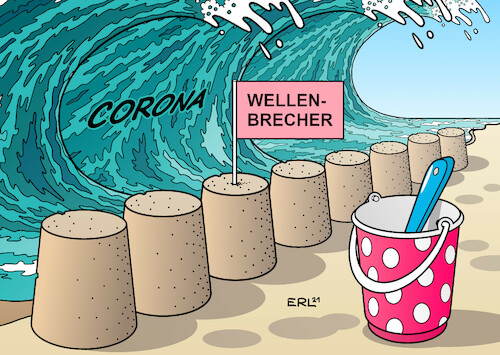 Cartoon: Wellenbrecher (medium) by Erl tagged politik,corona,virus,pandemie,covid19,vierte,welle,maßnahmen,bund,länder,wellenbrecher,wort,des,jahres,sprache,deutsch,meer,strand,sand,sandspielzeug,eimer,schaufel,sandburg,karikatur,erl,politik,corona,virus,pandemie,covid19,vierte,welle,maßnahmen,bund,länder,wellenbrecher,wort,des,jahres,sprache,deutsch,meer,strand,sand,sandspielzeug,eimer,schaufel,sandburg,karikatur,erl