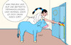 Cartoon: Beitrittsverhandlungen (small) by Erl tagged politik,eu,beschluss,beitrittsverhandlungen,ukraine,krieg,überfall,angriff,russland,gefahr,vernichtung,existenz,staat,europa,stier,karikatur,erl