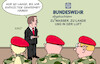 Cartoon: Bundeswehr Wasser (small) by Erl tagged politik,militär,verteidigung,bundeswehr,sabotage,kaserne,verdacht,wasserversorgung,trinkwasser,kontamination,zu,wasser,lande,luft,vorsicht,maßnahme,abkochen,verteidigungsminister,boris,pistorius,soldatin,soldat,soldatinnen,soldaten,karikatur,erl