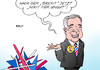 Cartoon: Nigel Farage (small) by Erl tagged brexit,großbritannien,austritt,eu,referendum,rechtspopulismus,partei,ukip,nigel,farage,vorsitz,rücktritt,scherbenhaufen,spaltung,chaos,land,leben,zurück,karikatur,erl