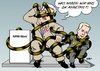 Cartoon: Röttgen und Lindner (small) by Erl tagged wahl,neuwahl,nrw,nordrhein,westfalen,cdu,kandidat,bundesumweltminister,norbert,röttgen,fdp,christian,lindner,schwierig,mission,wahlurne,laokoon