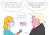 Cartoon: Trump Interview (small) by Erl tagged politik,usa,wahl,wahlkampf,interview,journalistin,lesley,stahl,fragen,kritik,präsident,donald,trump,kandidat,republikaner,abbruch,fake,parteiisch,furchtbar,eingriff,demokratie,meinungsfreiheit,pressefreiheit,karikatur,erl