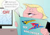 Cartoon: Trump Pressefreiheit (small) by Erl tagged politik,usa,wahl,kongress,kongresswahlen,midterm,elections,senat,mehrheit,republikaner,partei,präsident,donald,trump,repräsentantenhaus,sieg,demokraten,macht,einschränkung,korrektur,rechtspopulismus,rassismus,nationalismus,pressekonferenz,journalisten,fragen,cnn,entzug,akkreditierung,weißes,haus,pressefreiheit,karikatur,erl