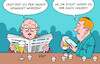 Cartoon: Warntag (small) by Erl tagged politik,warntag,probe,alarm,handy,kneipe,karikatur,erl