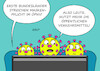 Cartoon: Wegfall Maskenpflicht (small) by Erl tagged politik,corona,virus,pandemie,covid19,wegfall,maskenpflicht,öpnv,öffentlicher,verkehr,bus,bahn,bayern,sachsen,anhalt,karikatur,erl