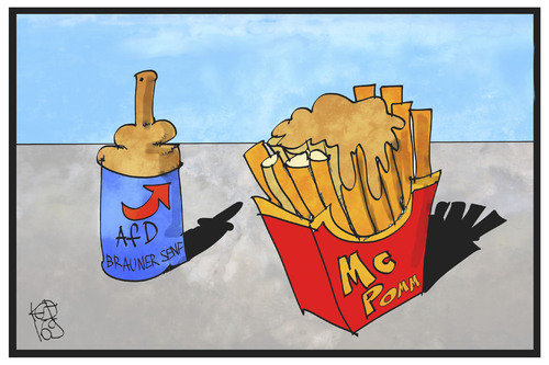 Cartoon: AfD in Meck-Pomm (medium) by Kostas Koufogiorgos tagged karikatur,koufogiorgos,illustration,cartoon,mecklenburg,vorpommern,wahl,landtagswahl,afd,partei,senf,pommers,einfluss,politik,demokratie,karikatur,koufogiorgos,illustration,cartoon,mecklenburg,vorpommern,wahl,landtagswahl,afd,partei,senf,pommers,einfluss,politik,demokratie