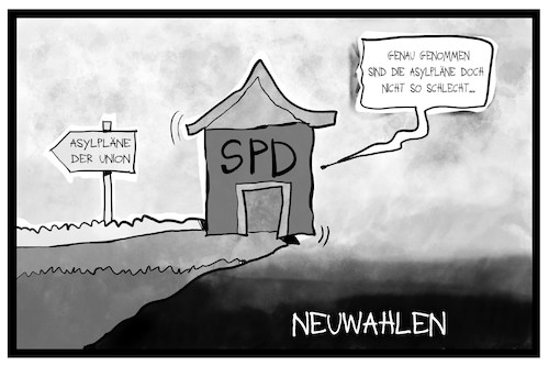 Asylpläne vs. Neuwahlen