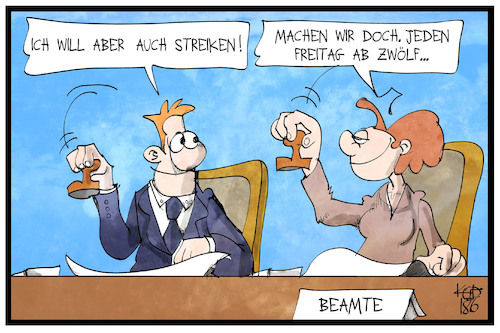 Beamte streiken