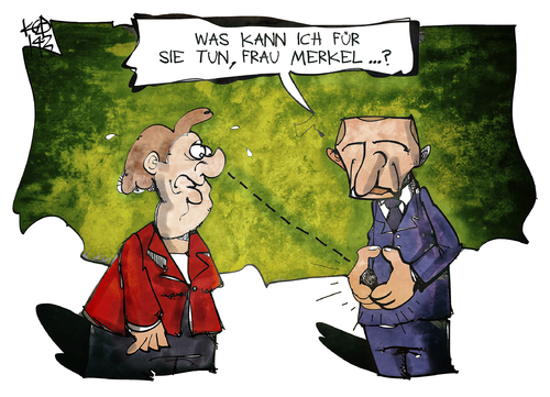 Cartoon: Berlin-Moskau (medium) by Kostas Koufogiorgos tagged karikatur,koufogiorgos,illustration,cartoon,putin,merkel,diplomatie,raute,krise,geste,politik,karikatur,koufogiorgos,illustration,cartoon,putin,merkel,diplomatie,raute,krise,geste,politik