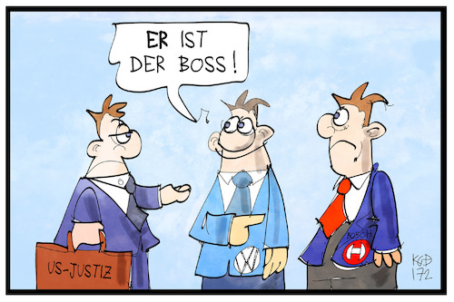 Bosch Und Vw By Kostas Koufogiorgos Business Cartoon Toonpool