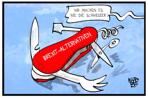 Cartoon: Brexit-Optionen (medium) by Kostas Koufogiorgos tagged karikatur,koufogiorgos,illustration,cartoon,brexit,universal,messer,eu,europa,austritt,schweizer,schweiz,alternative,multitool,karikatur,koufogiorgos,illustration,cartoon,brexit,universal,messer,eu,europa,austritt,schweizer,schweiz,alternative,multitool