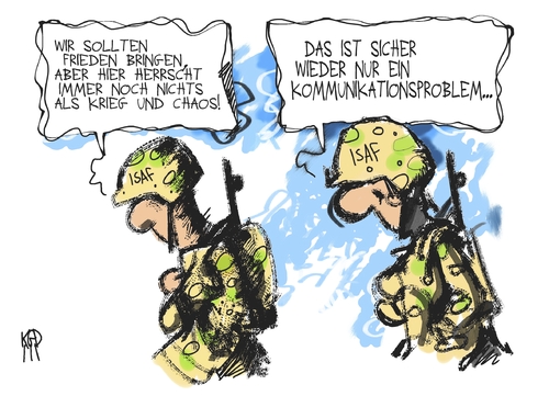 Bundeswehr-Mandat By Kostas Koufogiorgos | Politics Cartoon | TOONPOOL