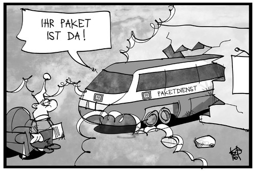 Das Paket kommt