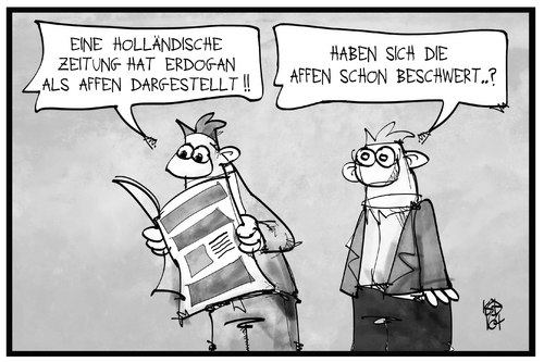 Erdogan und der Affe