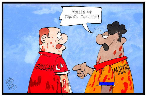 Erdogan und Maduro