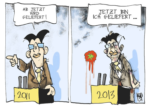 Cartoon: FDP-Dreikönigstreffen (medium) by Kostas Koufogiorgos tagged fdp,dreikönigstreffen,stuttgart,rösler,partei,chef,vorsitzender,karikatur,kostas,koufogiorgos,fdp,dreikönigstreffen,stuttgart,rösler,partei,chef,vorsitzender,karikatur,kostas,koufogiorgos