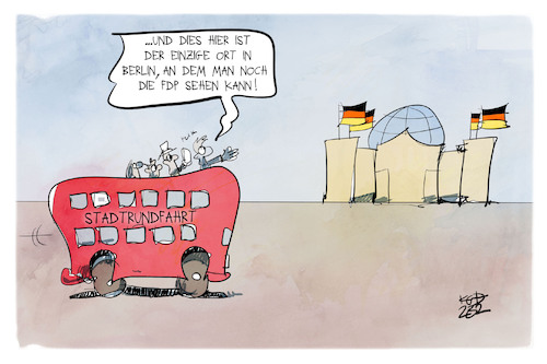 Cartoon: FDP (medium) by Kostas Koufogiorgos tagged karikatur,koufogiorgos,fdp,berlin,reichstagsgebäude,sightseeing,karikatur,koufogiorgos,fdp,berlin,reichstagsgebäude,sightseeing