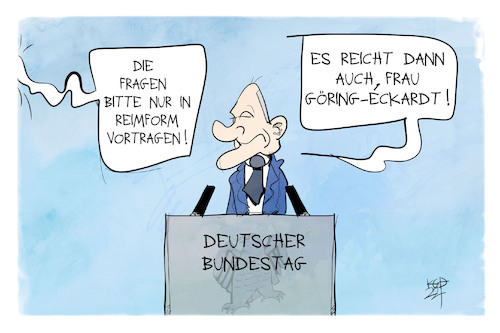 Fragestunde im Bundestag