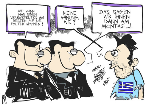 Cartoon: Griechenland (medium) by Kostas Koufogiorgos tagged griechenland,geld,kredit,hilfe,europa,euro,schulden,krise,eu,iwf,samaras,griechenland,geld,kredit,hilfe,europa,euro,schulden,krise,eu,iwf,samaras