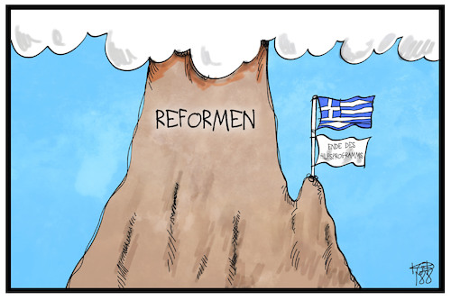 Cartoon: Griechenland (medium) by Kostas Koufogiorgos tagged karikatur,koufogiorgos,illustration,cartoon,griechenland,euro,rettungsschirm,hilfsprogramm,eu,europa,kredit,solidarität,europäische,union,karikatur,koufogiorgos,illustration,cartoon,griechenland,euro,rettungsschirm,hilfsprogramm,eu,europa,kredit,solidarität,europäische,union