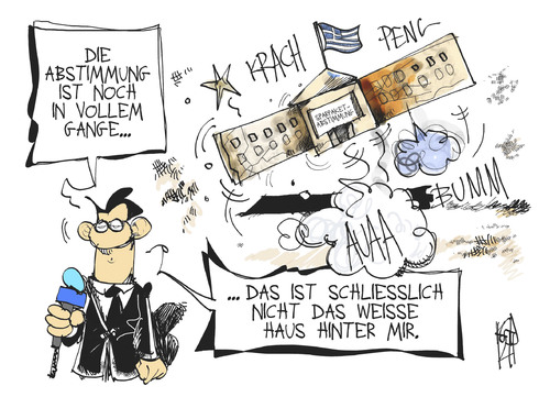 Cartoon: Griechisches Sparpaket (medium) by Kostas Koufogiorgos tagged sparpaket,griechenland,parlament,wahl,usa,journalist,karikatur,kostas,koufogiorgos,sparpaket,griechenland,parlament,wahl,usa,journalist,karikatur,kostas,koufogiorgos