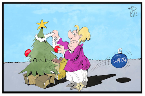 Cartoon: Groko-Weihnacht (medium) by Kostas Koufogiorgos tagged karikatur,koufogiorgos,illustration,cartoon,groko,weihnachten,merkel,schmücken,weihnachtsbaum,baumschmuck,scheuer,politik,karikatur,koufogiorgos,illustration,cartoon,groko,weihnachten,merkel,schmücken,weihnachtsbaum,baumschmuck,scheuer,politik