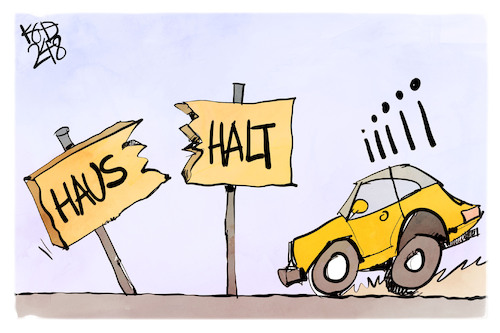 Cartoon: Haushalt (medium) by Kostas Koufogiorgos tagged karikatur,koufogiorgos,lindner,haushalt,porsche,karikatur,koufogiorgos,lindner,haushalt,porsche