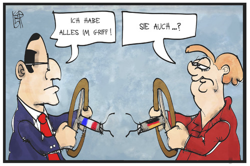 Hollande und Merkel