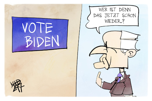 Cartoon: Joe Biden (medium) by Kostas Koufogiorgos tagged karikatur,koufogiorgos,biden,usa,wanted,vergesslichkeit,präsident,karikatur,koufogiorgos,biden,usa,wanted,vergesslichkeit,präsident