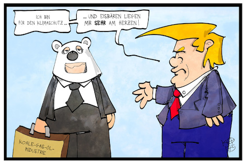 Cartoon: Klima (medium) by Kostas Koufogiorgos tagged karikatur,koufogiorgos,illustration,cartoon,klima,eisbär,energie,trump,öl,kohle,gas,atom,schutz,tierschutz,klimawandel,karikatur,koufogiorgos,illustration,cartoon,klima,eisbär,energie,trump,öl,kohle,gas,atom,schutz,tierschutz,klimawandel