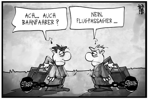 Lokführer- und Pilotenstreik