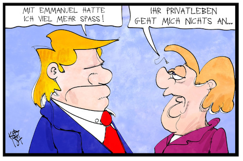 Merkel bei Trump