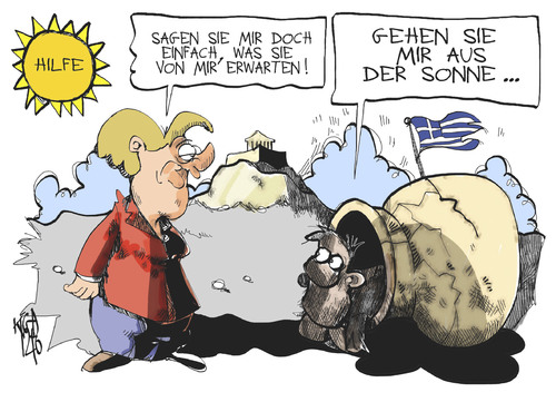 Merkel in Griechenland