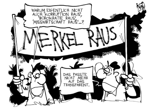 Merkel raus!