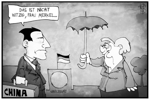 Merkel und Li