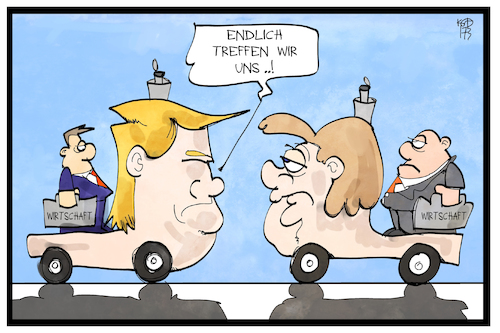 Merkel und Trump