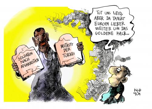 Cartoon: Moses Obama (medium) by Kostas Koufogiorgos tagged barack,obama,moses,goldenes,kalb,bibel,usa,türkei,eu,europa,europäische,union,beitritt,afghanistan,soldaten,isaf,krieg,terrorismus,karikatur,kostas,koufogiorgos,cartoon,cartoons,barack obama,moses,goldenes kalb,usa,bibel,türkei,eu,europa,europäische union,beitritt,afghanistan,isaf,soldaten,krieg,terrorismus,terror,terroristen,religion,entscheidung,bündnisse,bündnis,barack,obama,goldenes,kalb,europäische,union