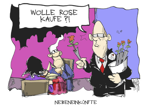 Cartoon: Nebeneinkünfte (medium) by Kostas Koufogiorgos tagged nebeneinkünfte,peer,steinbrück,spd,geld,honorar,rose,kanzlerkandidat,karikatur,kostas,koufogiorgos,nebeneinkünfte,peer,steinbrück,spd,geld,honorar,rose,kanzlerkandidat,karikatur,kostas,koufogiorgos