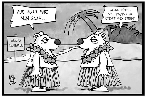 Neujahr am Nordpol