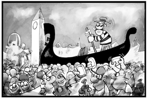 Cartoon: Overtourism (medium) by Kostas Koufogiorgos tagged karikatur,koufogiorgos,illustration,cartoon,overtourism,tourismus,venedig,italien,gondel,selfie,touristen,masse,flut,menschen,urlaub,reise,karikatur,koufogiorgos,illustration,cartoon,overtourism,tourismus,venedig,italien,gondel,selfie,touristen,masse,flut,menschen,urlaub,reise