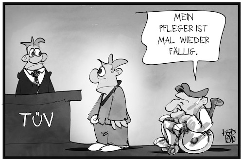 Pflege TÜv By Kostas Koufogiorgos Politics Cartoon Toonpool 