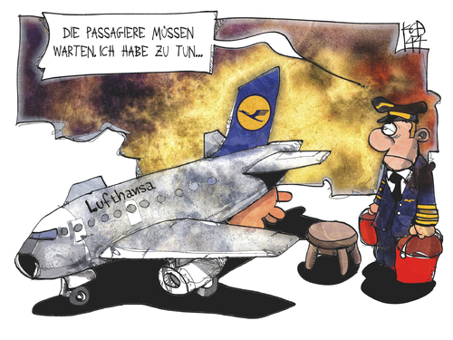 Cartoon: Piloten-Streik (medium) by Kostas Koufogiorgos tagged karikatur,koufogiorgos,cartoon,illustration,lufthansa,streik,arbeitskampf,pilot,passagier,melken,melkkuh,flugzeug,wirtschaft,airline,fluggesellschaft,arbeit,karikatur,koufogiorgos,cartoon,illustration,lufthansa,streik,arbeitskampf,pilot,passagier,melken,melkkuh,flugzeug,wirtschaft,airline,fluggesellschaft,arbeit