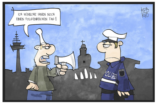 Cartoon: Polizei Dresden (medium) by Kostas Koufogiorgos tagged karikatur,koufogiorgos,illustration,cartoon,polizei,dresden,michel,pegida,erfolg,folgenreich,folgen,konsequenzen,polizist,populismus,karikatur,koufogiorgos,illustration,cartoon,polizei,dresden,michel,pegida,erfolg,folgenreich,folgen,konsequenzen,polizist,populismus