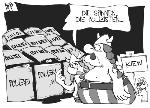 Polizeigewalt in der Ukraine