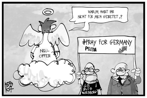 Cartoon: Pray for Germany (medium) by Kostas Koufogiorgos tagged karikatur,koufogiorgos,illustration,cartoon,hashtag,pray,beten,germany,afd,pegida,nsu,opfer,heuchelei,je,suis,terrorismus,anschlag,wuerzburg,politik,populismus,karikatur,koufogiorgos,illustration,cartoon,hashtag,pray,beten,germany,afd,pegida,nsu,opfer,heuchelei,je,suis,terrorismus,anschlag,wuerzburg,politik,populismus