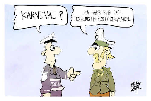 Cartoon: RAF (medium) by Kostas Koufogiorgos tagged karikatur,koufogiorgos,raf,polizei,karneval,uniform,karikatur,koufogiorgos,raf,polizei,karneval,uniform