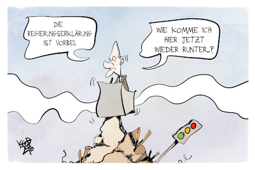 Cartoon: Regierungserklärung (medium) by Kostas Koufogiorgos tagged karikatur,koufogiorgos,scholz,regierungserklärung,pult,rede,karikatur,koufogiorgos,scholz,regierungserklärung,pult,rede